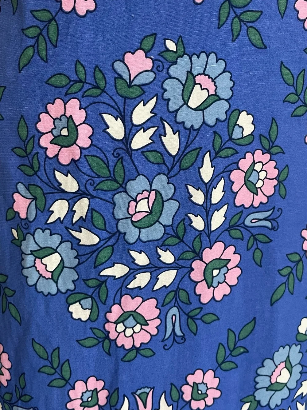 Boden Floral Print Midi Dress in Bluebell Wildflower Prairie Sundress Size 8R - Picture 4 of 12
